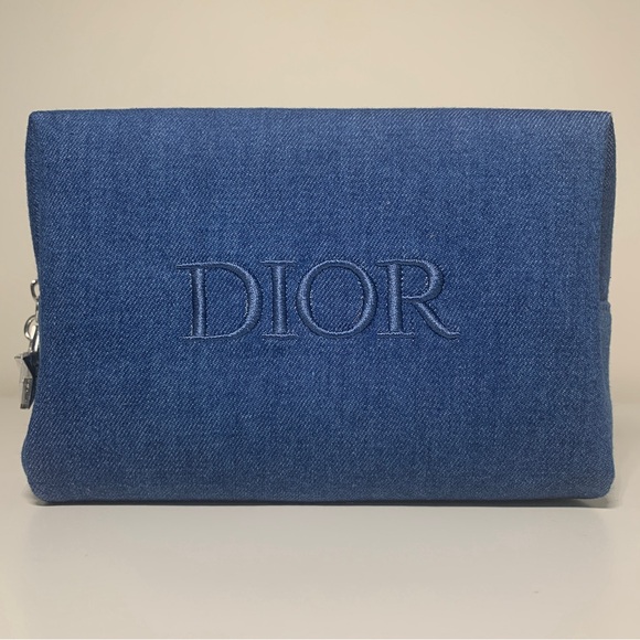 Christian Dior Makeup Eye & Lip Set with Blue Denim Cosmetic Makeup Pouch bag - Picture 6 of 12